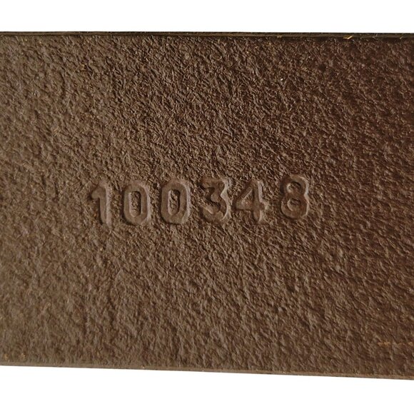 Genuine Leather Tooled Brown Western Floral Belt Made in India NEW Size M - Picture 12 of 14